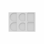 Chablon Bûche 96X73 - 87X70 - 96X73 H 2 m