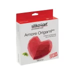 Moule silicone cœur origami 600ml