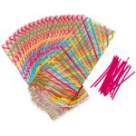Sachet à gâteaux Roue chromatique de fête 10 x 24 CM SET/20 – Image 2