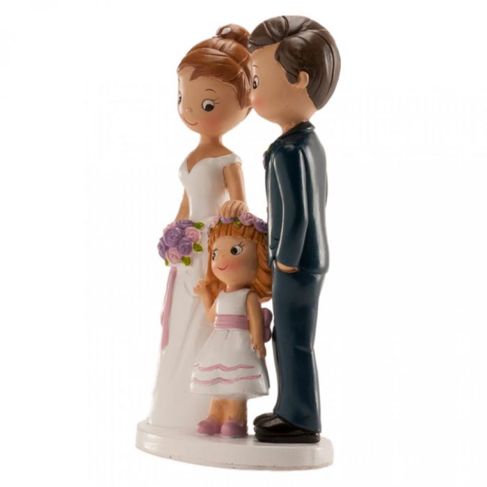 Figurine Mariés + petite fille – Image 3