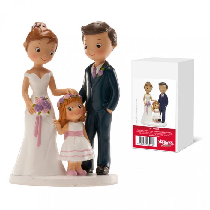 Figurine Mariés + petite fille – Image 2