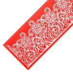 Pochoir silicone dentelle fleurie