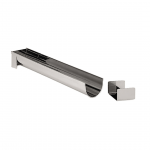 Gouttière à buche inox ronde 50 x 8 CM