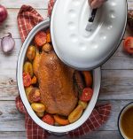Cocotte Roaster Américaine - Format 40 x 27 x 15cm Blanc – Image 5