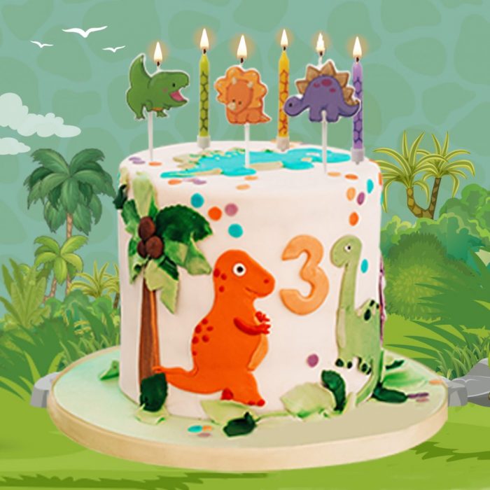 Bougies Dinosaure Mix 8+3 – Image 4