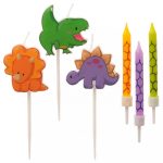 Bougies Dinosaure Mix 8+3