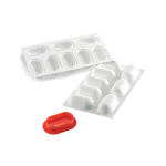 Moule silicone 8 ovales bombes