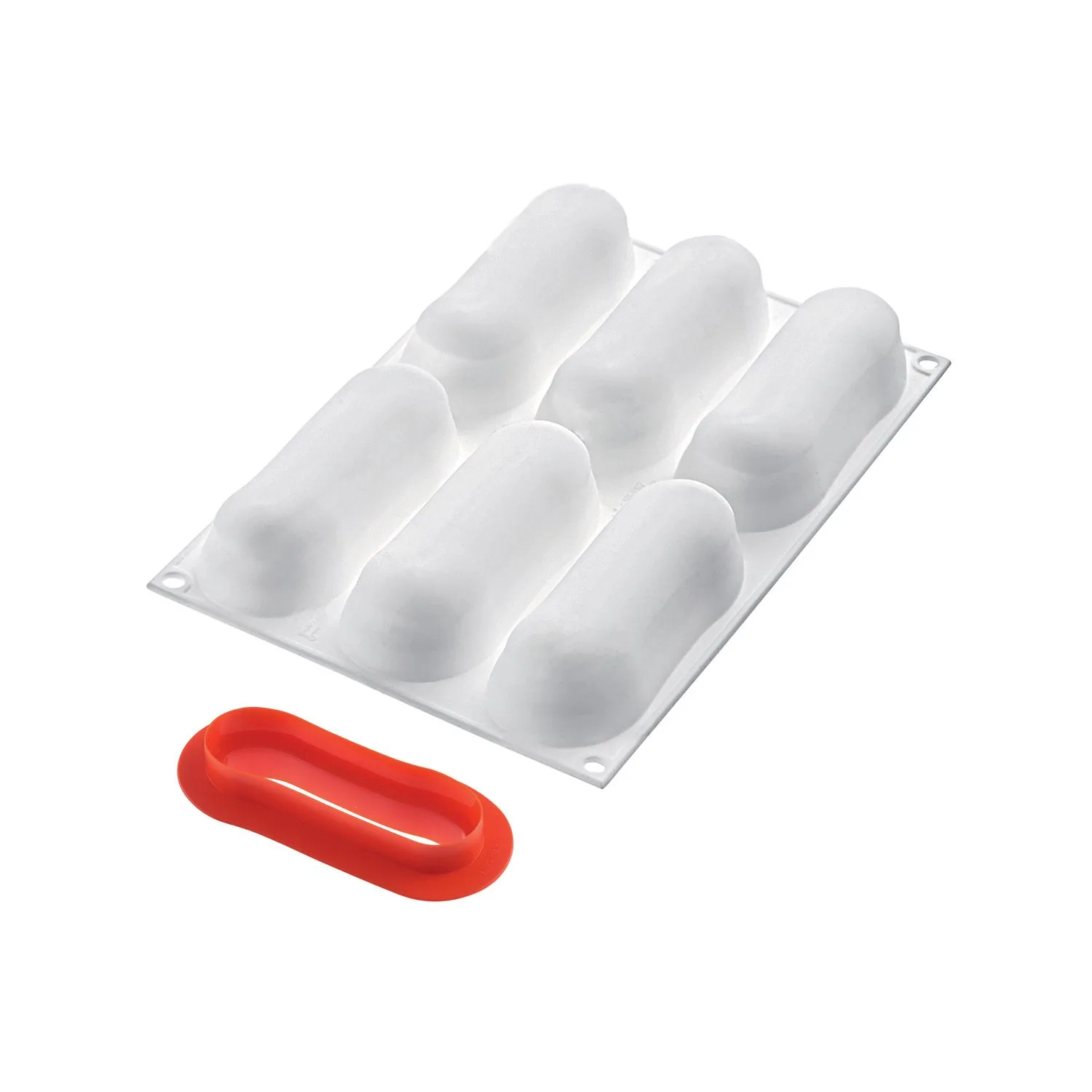 36.197.87.0065_ECLAIR140_NUDO_1 Moule silicone Eclair 140 flexi 129x40,5x35 MM – Image 1