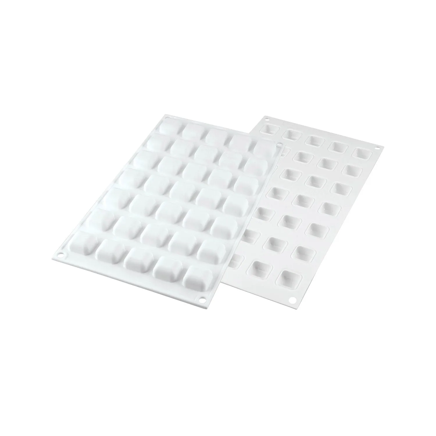 36.228.87.0065_MICRO_GEM5_NUDO_1 Moule silicone 35 micro carrés bombes flexi-micro gema – Image 1