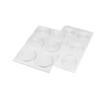 Moule silicone 9 tourbillons 7,5 cm