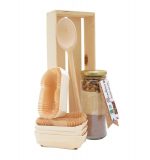 4 mini-moules cakes 12 cm bois + 8 caissettes sulfurisées de cuisson – Image 4