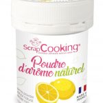 Pot de poudre d'arôme naturel citron