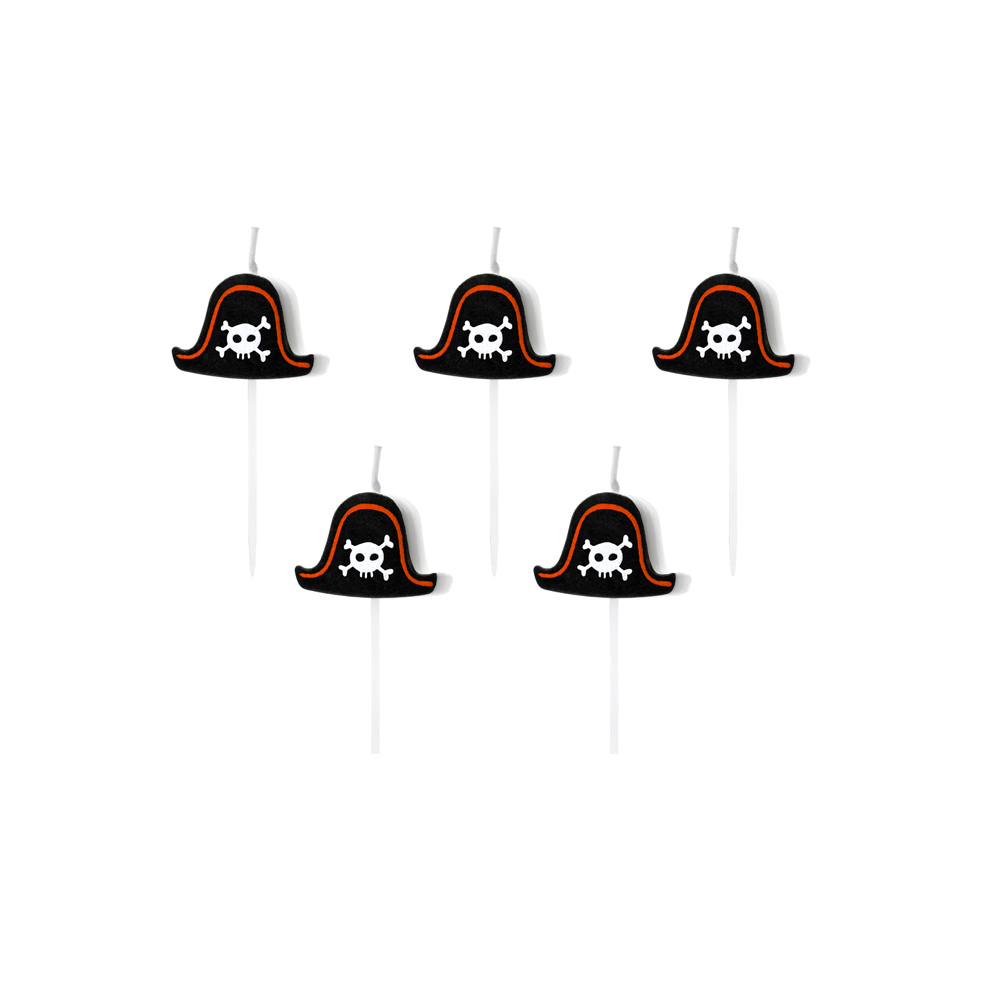 5-bougies-pirate Bougies pirate x6 2 CM - SCS-3 – Image 1