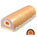 Moule a bûche insert trapèze PVC  24,5 x 4 x 4 CM