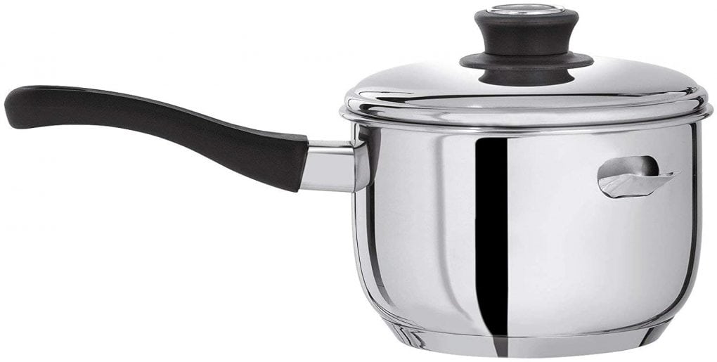 61M0CGU6JL._AC_SL1500_.jpg Casserole bain marie avec couvercle Ø16 cm 1.2l – Image 1