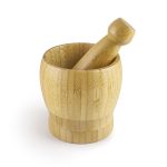 Mortier pilon bois bambou Ø 10 H 11 CM
