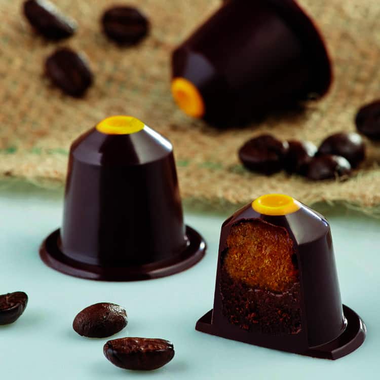 82520.jpg Moule chocolat polycarbonate 275x135 21 caspules café – Image 1