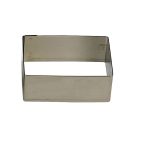 Cadre rectangle inox 120 x 60 H 45 MM