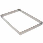 Cadre opéra inox 330 x 330 H 35