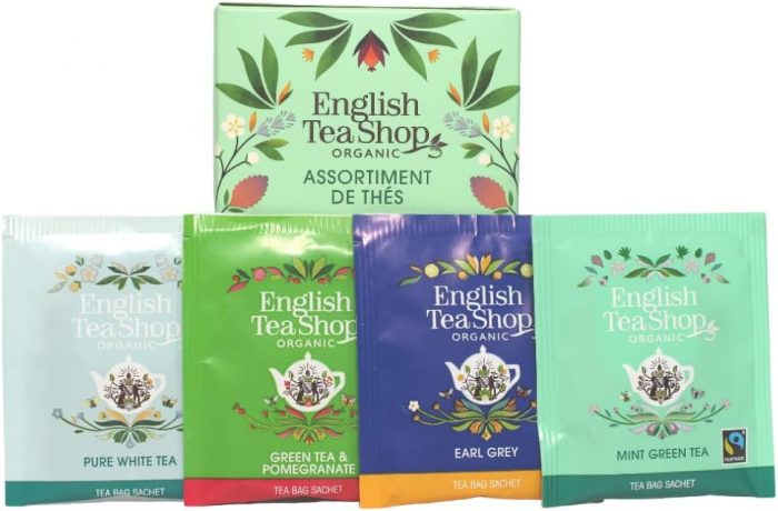 Assortiment sélection de thé 20 sachets plats – Image 2