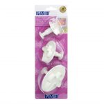 Découpoirs éjecteurs Jolies Papillons - set de 3 - 3 / 4,5 / 6 CM