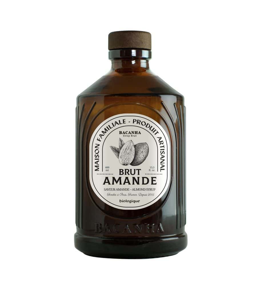 Bacanha-Packshot-Amande_1630x1800.jpg Sirop amande bio bouteille verre 40cl – Image 1