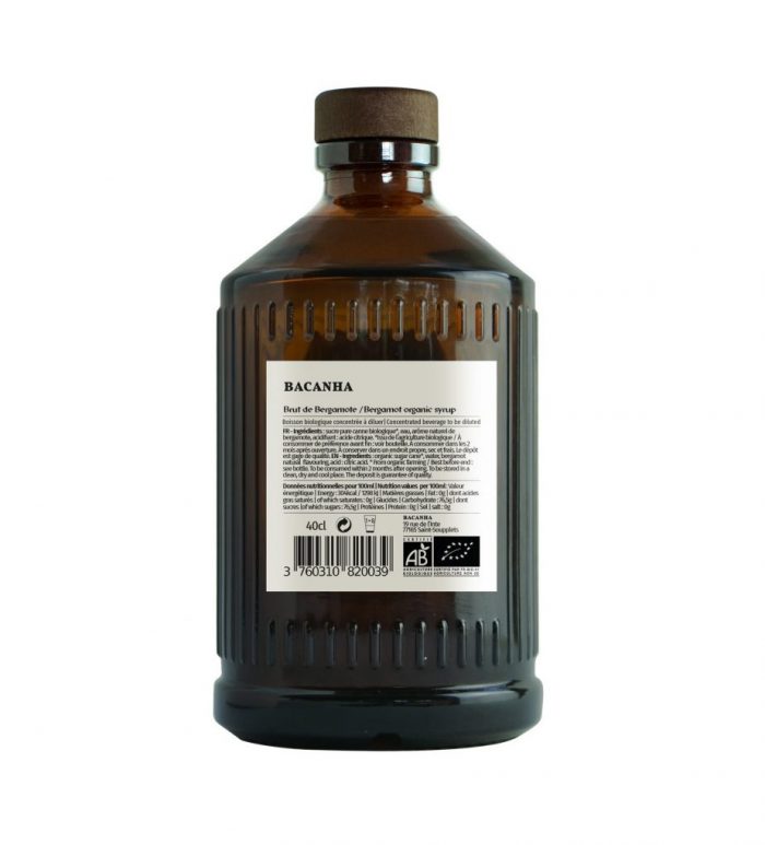 Sirop bergamote bio bouteille verre 40cl – Image 2
