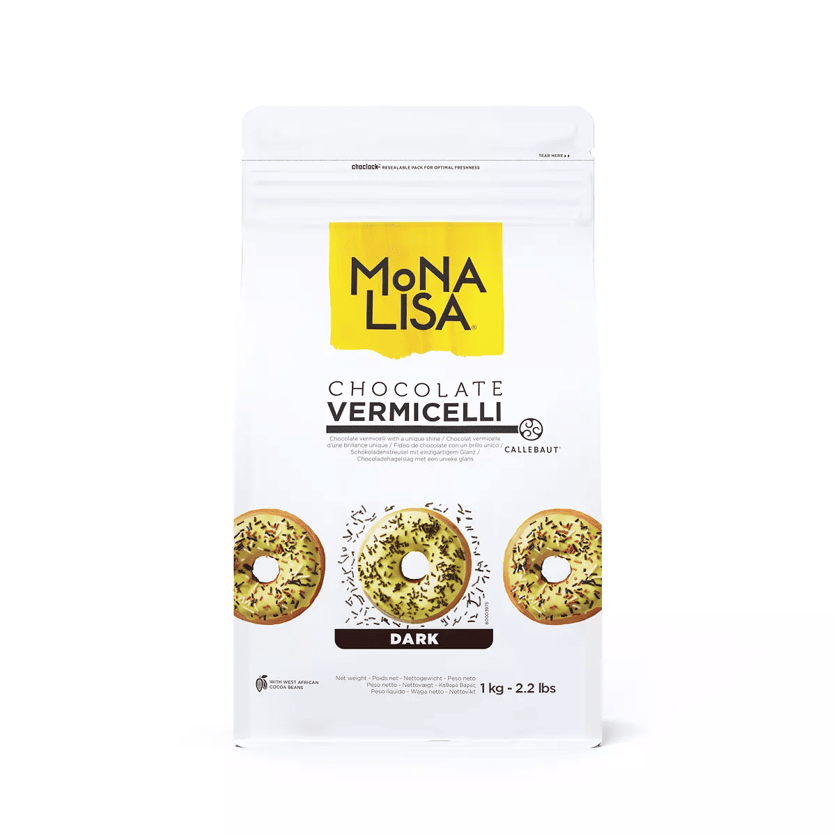 Bag_1kg_ML_Vermicelli_DARK_V3_CH Vermicelles Chocolat Noir 1kg – Image 1