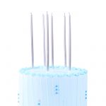 Bougies argent 18 CM set/16 – Image 5
