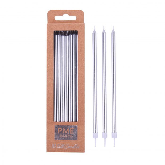 Bougies argent 18 CM set/16 – Image 4