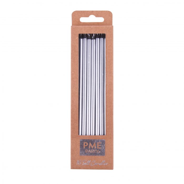 Bougies argent 18 CM set/16 – Image 2