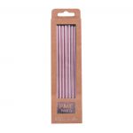 Bougies rose glod 18 CM set/16 – Image 2