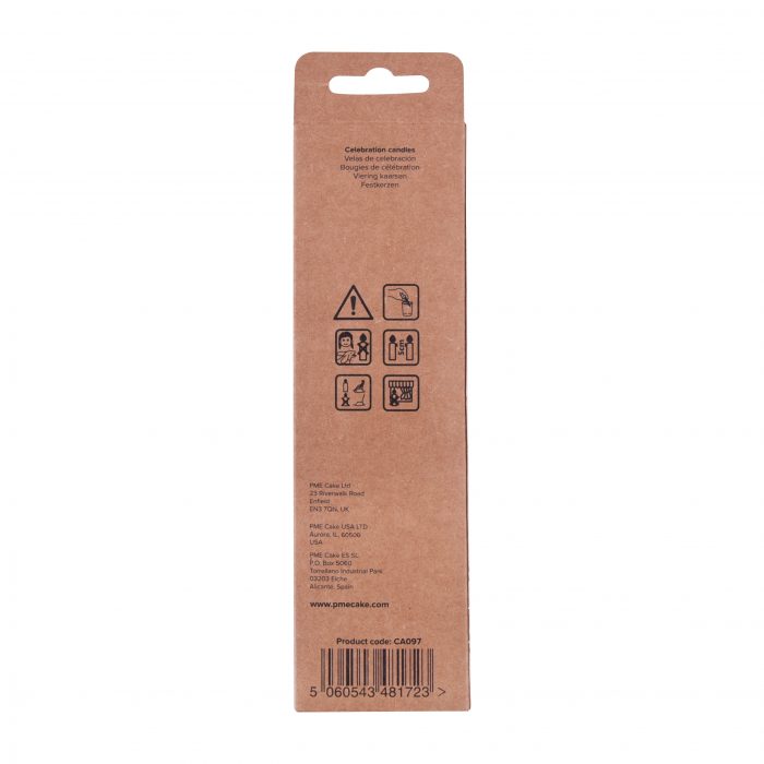 Bougies rose glod 18 CM set/16 – Image 3