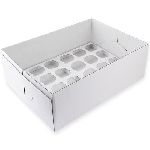 CBO908_0_0f30f7c03afcd5e569afae43dac7e5cd.jpg Boite à cupcakes 24 emplacements 44 x 32 H 14 cm – Image 1