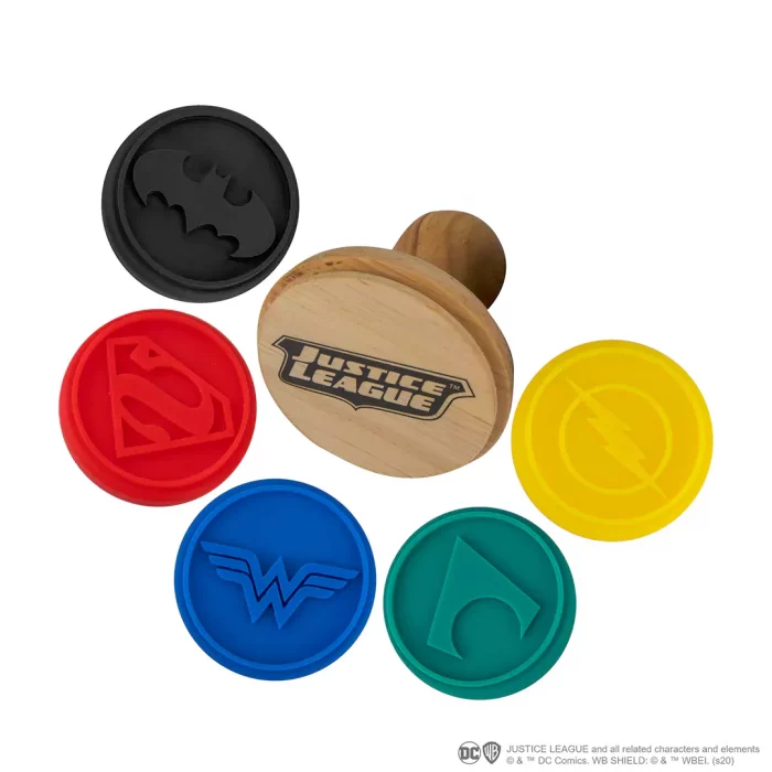 Lot de 5 tampons silicone pour cookies - Ligue des Justiciers – Image 2