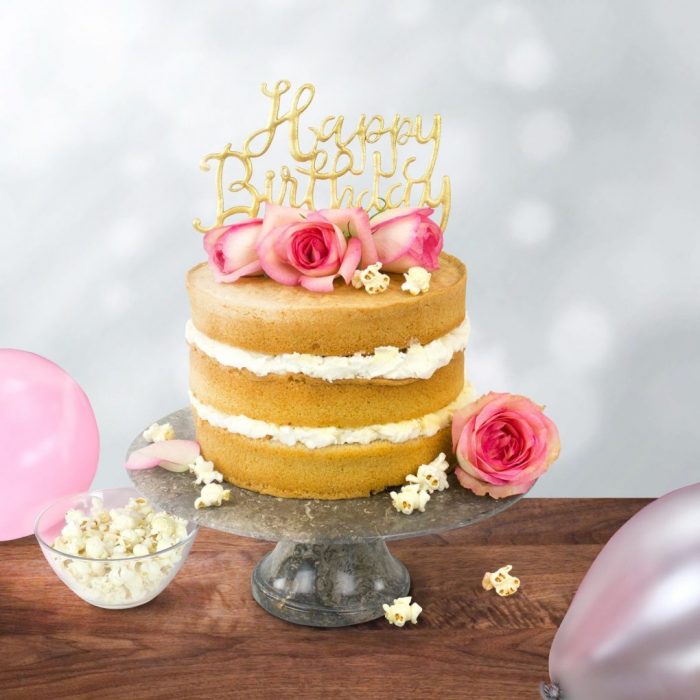 Emporte pièce cake topper happy birthday script – Image 2