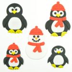 Emporte-pièce maman et bébé pinguins – Image 2