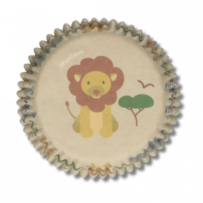 Caissettes à cupcakes Animaux Safari - 48 pcs – Image 2