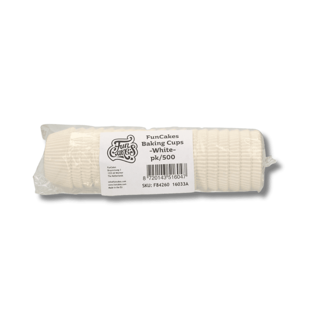 Caissettes à cupcakes blanches – 500 pcs Caissettes à cupcakes blanches - 500 pcs – Image 1