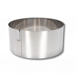 Cercle inox extensible Ø 180 à 300 H 90 mm