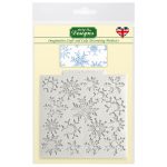 Tapis motifs flocons neige