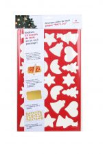 Découpe pâte plaque Noël 25 empreintes