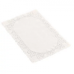 Dentelle rectangle blanc 30 x 40 cm