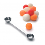 Double évidoir inox Ø 2,5 et 3 CM