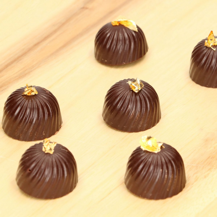 Moule chocolat  polycarbonate Torsade 27x14x2,5 CM – Image 2