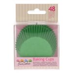 Caissettes à cupcakes vert gazon - 48 pcs