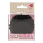 Caissettes à cupcakes Noir - 48 pcs