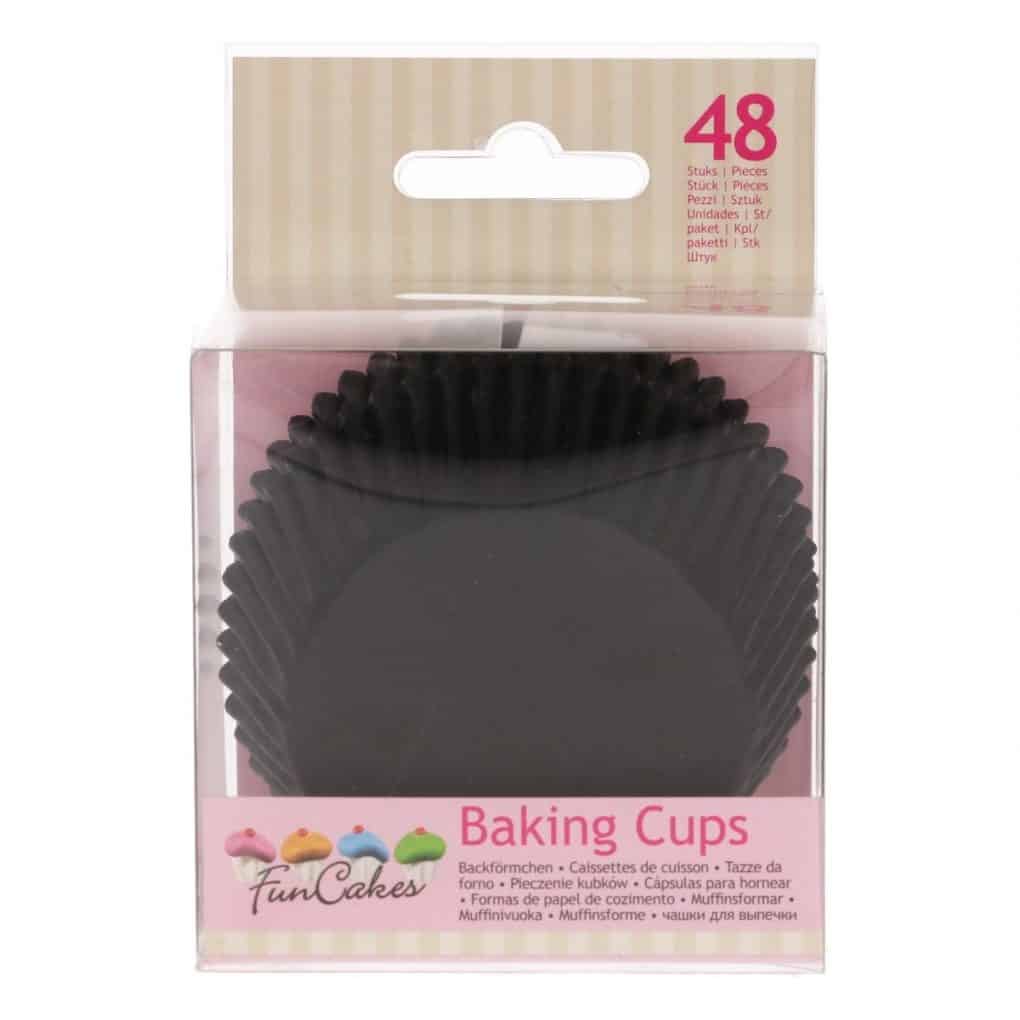 FC4011_0_8931d45dd20e3a3b6bf926feda6567a9.jpg Caissettes à cupcakes Noir - 48 pcs – Image 1