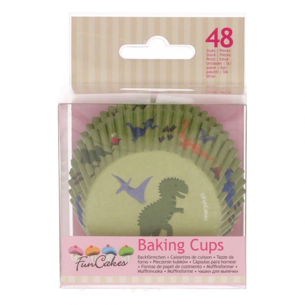 FC4015_0_fcbbcec0cd3427f9d76a1e2c95284601.jpg Caissettes à cupcakes dino - 48 pcs – Image 1