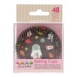 Caissettes à cupcakes espace - 48 pcs
